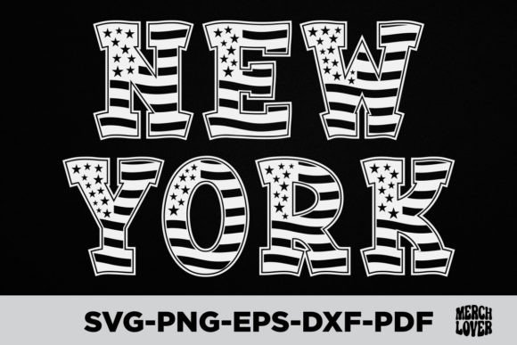 A Patriotic New York Graphic for Crafting T-Shirt Designs