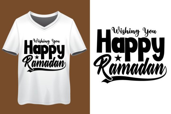 A Ramadan Typography Design for T-Shirt Graphics