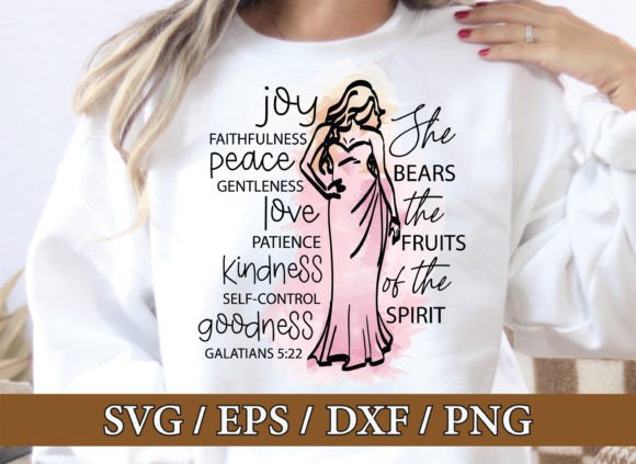 Evaluating Joy Faithfulness Peace Gentleness Graphics for T-Shirt Designs