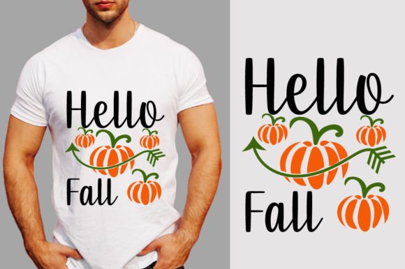 Evaluating the Hello Fall Typography Graphic for Professional Design Use