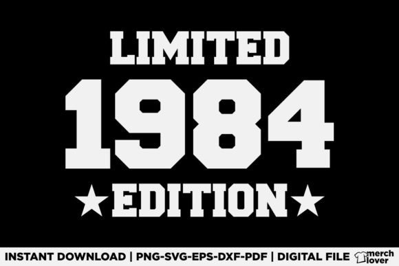 Reviewing the 1984 Birthday T-Shirt Graphic for Editorial Use