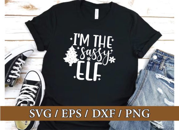 The Sassy Elf SVG Bundle: A Graphic Gem for T-Shirt Designs